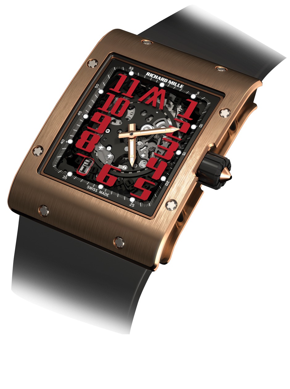 Replica Richard Mille RM 016 Automatic Marcus Red Gold Watch